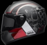 Bell SRT Hart Luck Helmet  Size XL  Skull Gloss/Matte Charcoal White Red