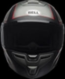 Bell SRT Full Face Motorcycle Helmet Hart Luck Skull Charcoal/White/Red