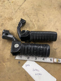 Kawasaki Kz400  OEM 1976 Footpegs mounts rubbers
