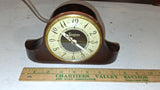 Sessions Model 3W Electric Mantle Desk Clock Vintage Wood Case Working Tested US