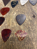 Vtg Nick Lucas Guitar Picks Multicolor Celluloid Acoustic Electric tortise shell
