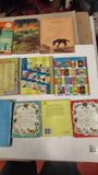 Vintage Childrens Book Game Lot 1940s 1960s Little Golden Books Humpty Dumpty