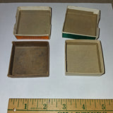 Vintage Aristocrat Biltmore Pocket Watch Boxes Lot - Orange & Green Radium