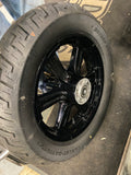 Black Mag Wheels Harley Street Bob Low Rider Softail Dunlop Tires New T/o FXBB!