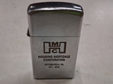 VTG 1981 Zippo Slim Lighter Housing Mortgage Cor Pittsburgh PA Advert – 1990 Ins