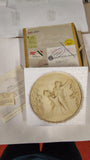1977 Madama Butterfly Alabaster Collector Plate Gino Ruggeri La Scala COA