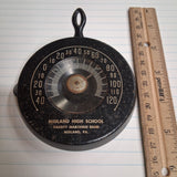Vintage Midland PA High School Marching Band Cast Iron Skillet Thermometer