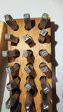 Vintage Lot of 3 Steel Metal Letter & Number Punch Stamp Sets w/ Wood Boxes