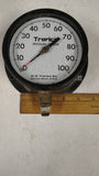 Vintage Trerice Detroit 0-100 PSI Industrial Pressure Gauge 52-2.47