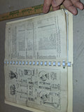 1946 AJS 350cc 500cc Motorcycle Spares List Manual Bound Copy Edition CL-S