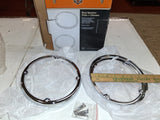 NOS Harley Davidson Touring Rear Speaker Trim Chrome Bezels 2014+ 61400194
