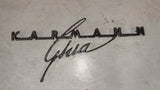 1963-1974 OEM VW Karmann Ghia Rear Decklid Script Emblem Badge