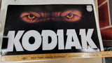 Vintage Kodiak Smokeless Tobacco Metal Tin Sign Bear Eyes Gas Station
