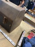 Vintage Craftsman Tombstone Coffin Tool Box Crown Logo 20"x7"x8" USA Mechanic