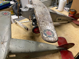 20's Steelcraft U.S. Mail airplane Tri Blade Motor Vtg Antique Tin Toy Aircraft!