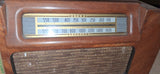 Vintage 1942 Philco Model 42-321 Tube Radio Wood Tabletop - Tested and Working