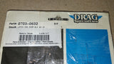 NOS Drag Specialties Black Push Button Fuel Door Latch Kit Harley Touring 92-16
