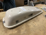 OEM Harley Panhead Shovelhead FLH Glide Vtg Saddlebag Lid White Electra Glide