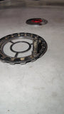 1972 1973 Ford Gran Torino Sport Trunk Lock Swivel Cover Emblem OEM D3OB