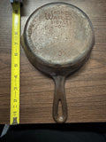 Vintage Wagner Ware Sidney -O- No. 3 Cast Iron Skillet 6 Inch Heat Ring