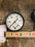U.S. Gauge Analog Pressure Gauge 0-1000 PSI 2.5 Inch Dial 1817-1 USG