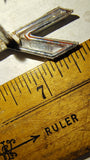 1962 Ford Falcon Chrome Fender Script Emblem OEM C2DB-16098-A