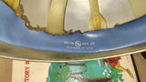 Vintage 1960s Welsh Vanguard Aluminum Full Brim Hard Hat Safety Helmet USA