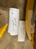 Yellow Chrome Paint set Harley Sportster 883 1200 2001 GAs TAnk fenders OEM nice