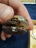 WWII Elgin AN-5743-1 8-Day Aircraft Cockpit Clock Movement 562 Parts Repair 1944
