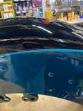 2026 Front Fender Harley Heritage Teal Thunder/Vivid black Tip Trim Emblems OEM!