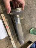 20's Vintage Metal Flashlight Large lens Torch brass chrome Tiger Head Fly Eagle