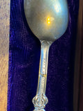 1902 Sterling Silver Civil War Commemorative Collectible Spoon Antique Box Washi