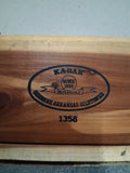 Vintage KA-BAR 1358 Genuine Arkansas Oilstone Whetstone Cedar Box Sharpening