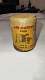 Vintage Chi-Namel Gold Enamel Radiator Paint Can Ohio Varnish Co.