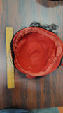 Vintage 1950s Glenover Henry Pollak Red Wool Felt Tilt Fascinator Hat Veil