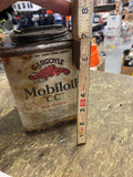 Vintage Mobiloil Gargoyle Square Gear Oil Can Vacuum Oil Co Metal Tin Antique!