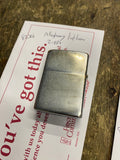1956 Zippo Allegheny Ludlum Steel Mill Pittsburgh pa Vintage Lighter Collectible