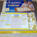 Vtg 1989 Scrabble for Juniors Board Game Milton Bradley 4039 2-Sided Complete