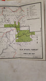Vintage Pennsylvania Forestry & Hunting Booklet Ephemera Lot 1950s Preserves Map