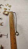 Vintage Jewelry Pin Lot Bulova Watch Mickey Mouse Hard Rock Quaker State Scout