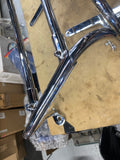 Saddlebag Gaurds Chrome Harley Shovelhead FLH Electra Glide REar Set Vtg Trim