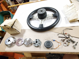VTG Raid 1 Leather Steering Wheel 360mm 14” KBA 70006 Porsche BMW VW Italy