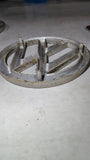 Vintage OEM VW Beetle Front Hood Emblem Lot 113853601B Schwager Pforzheim