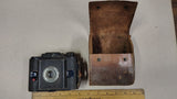 Vintage Ansco Clipper 616 Film Camera with Original Leather Case USA