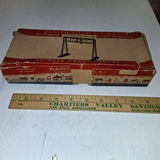 Vtg Plasticville train set SG-3 railroad signal bridge Bachmann w / original box