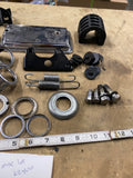 Kawasaki Kz400 Parts lot starter cover tank rubber reflector mounts fork boots