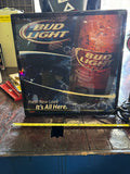Vintage Bud Light electric light-up bar sign Fresh New Look / It's All Here