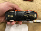 Vintage Schuco Patent #1010 Red Wind-Up Tin Toy Car Germany US Zone - Rare Find