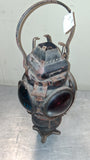Vintage Adlake 4-Way Railroad Switch Lantern Red Blue Lenses Cast 1264 M 20.5"