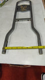 Vtg 1970's Harley V-Twin Milwaukee Eagle Chrome Sissy Bar Backrest Upright 21”